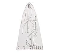 Strumento di misurazione del modello parabolico del disegno Righello per gli studenti Stencil Template Parabola Precisioni Disegno