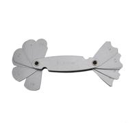 Strumento di misurazione del raggio con calibro del raccordo della piastra per il controllo accurato del passo della filettatura e dell'angolo del dente nelle parti meccaniche (R7.5-15)