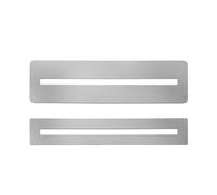 Strumento di misurazione del righello dritto dentellato per chitarra con intaglio per chitarra Guarnizione per lucidatura