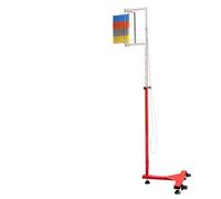 Strumento di misurazione del salto portatile con ruote tester per salto verticale ad altezza regolabile attrezzatura per l'allenamento per allenatore di salto verticale per palestra scolastica
