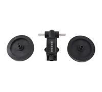 Strumento di misurazione della lunghezza a cinque cifre, contatore meccanico a rotazione per cavi in pelle e film plastico, misuratore di yarda da 0~9999,9 pollici con funzione di