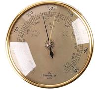 Strumento di misurazione della pressione dell'aria for interni ed esterni con quadrante rotondo da 070 hPa e diametro 128 mm, meteorografo domestico
