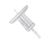 Strumento di misurazione della profondità del battistrada in acciaio inossidabile con design compatto e incisione chiara della scala per una valutazione accurata dell'usura dei pneumatici e