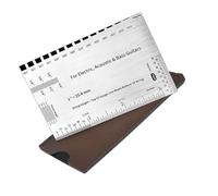 Strumento di misurazione dell'altezza della chitarra universale Calibro accurato per bassi e strumenti acustici Configurazione professionale della chitarra