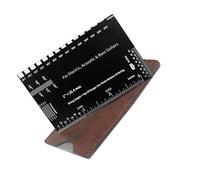 Strumento di misurazione dell'altezza della chitarra universale Calibro accurato per bassi e strumenti acustici Configurazione professionale della chitarra