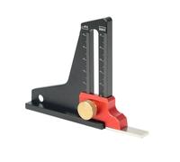 Strumento di misurazione dell'altezza per router Strumento di misurazione dell'altezza resistente al tavolo con doppia scala per la lavorazione del legno Necessità Calibri digitali Lavorazione del