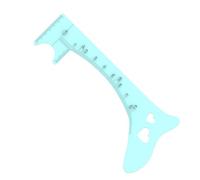 Strumento di misurazione delle sopracciglia,Righello del sopracciglio - Guida all'eyeliner in silicone Modelli per sopracciglia,Strumento di trucco rapido degli occhi, aiuta a modellare le