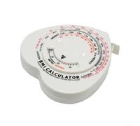 Strumento di misurazione dell'indice di massa corporea, calcolatrice BMI da 150 cm con righello metrico retrattile per la circonferenza della vita e la valutazione del rischio di obesità