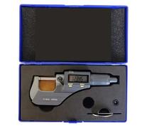 Strumento di misurazione dello spessore del calibro micrometrico esterno con display digitale disponibile 0-25 mm/25-50 mm Regolazione rapida Errore basso(79523-Digital-InCase)