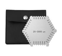 Strumento di misurazione di precisione Misuratori di spessore Misuratori di spessore della vernice Misuratori di spessore Esagono Bagnato Pettine a film umido in acciaio inox