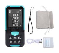 Strumento di misurazione digitale GearWell, misuratore di distanza, ricerca per intervallo elettronico, dispositivo di misurazione 0,05-120 m, schermo LCD 2,4 pollici,