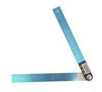 Strumento di misurazione goniometro digitale con LCD di facile lettura per calcoli rapidi dell'angolo (200 mm)