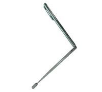 Strumento di misurazione in ottone dorato alla moda Asta per rabdomanzia in ottone semplice da usare per migliorare la precisione nei progetti di ingegneria Dispositivo di rilevamento accurato