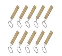 Strumento di misurazione multiuso in metallo piccolo righello per lavoro lapidario gioielli dimensionamento bilancia tascabile portatile piccolo righello in metallo