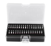 Strumento di misurazione per anelli, calibro per anelli in acciaio inossidabile, kit portatile di strumenti per la misurazione degli anelli con scatola di conservazione per una dim