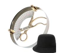 Strumento di Misurazione per Cappelli | Misuratore Della Circonferenza Del Copricapo - Righello per Circonferenza Interna di Cappelli per Adulti e Bambini per Produzione, Cucito, Maglieria e Fai da Te