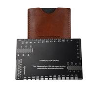 Strumento di misurazione per corde, strumento di misurazione con scala metrica e imperiale, strumento per chitarra per riparazione di musiche, tremolo e coronamento dei tasti