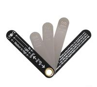 Strumento di misurazione per il collo della chitarra, design in acciaio inox con istruzioni stampate per un facile utilizzo (lingua italiana non garantita)