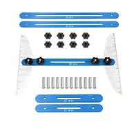 Strumento di misurazione per scale in acciaio inox, con goniometro e display a scala, lunghezza regolabile da 30,5 cm a 150 cm per alzate, partizioni, layout ripiano