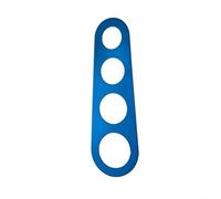 Strumento di misurazione per spaghetti con righello in acciaio inox per porzioni precise di pasta, adatto per vari noodles e facile da pulire in lavastoviglie (blu)
