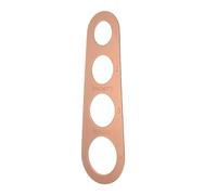 Strumento di misurazione per spaghetti, gadget per il controllo delle porzioni di pasta in acciaio inox, 4 porzioni per misurare correttamente gli spaghetti, strumento da cucina per cucina e
