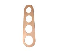 Strumento di misurazione per spaghetti in acciaio inox, pratico utensile da cucina con quattro dimensioni di porzioni, misura esatta della pasta, ideale per una preparazione rapida e risultati