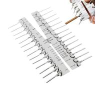 Strumento Di Misurazione Per Tubi,Imperiali Acciaio Inossidabile - Righello Tubi Diametri Interni Esterni | Per Idraulica Pneumatica Macchinari Industriali Refrigerazione HVAC Tecnico Ingegnere Meccan