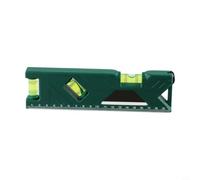 Strumento di misurazione portatile con tre livelle a bolla per un allineamento accurato in qualsiasi ambiente (150 mm) verde)