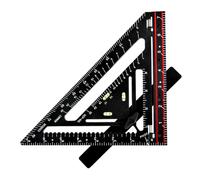 Strumento di misurazione quadrato ad alta precisione triangoli con asta di stabilità per pianificazione architettonica efficiente Righello di disegno dell'architetto