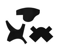 Strumento di moatura a barba per uomini, 3 pezzi di moi di moa di moatura a barba Accessori multifunzione di miglioramento del barbiere per il parrucchiere per la casa (Nero)