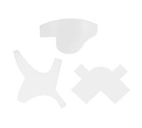 Strumento di moatura a barba per uomini, 3 pezzi di moi di moa di moatura a barba Accessori multifunzione di miglioramento del barbiere per il parrucchiere per la casa (Bianco)