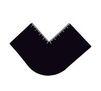 Strumento di modellatura delle linee dei capelli Strumento di modellatura della barba Strumento di modellatura delle linee sottili Carta Guida Strumento Stencil