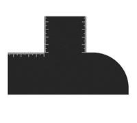 Strumento di modellatura delle linee dei capelli Strumento di modellatura della barba Strumento di modellatura delle linee sottili Carta Guida Strumento Stencil