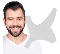 Strumento di modellazione barba - Stencil baffi per principianti uomini, modellatore barbiche portatile, stile e bordo riutilizzabili, taglio preciso perfetto, toelettatura, uso domestico