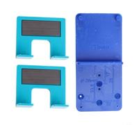 Strumento di montaggio per cerniere con forte base magnetica e guide di precisione da 2 mm per un'installazione uniforme dell'hardware della porta dell'armadio (C)
