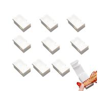 Strumento di pelapatate di gamberi, strumento sheller lontano - 10 x Screasfish Shucker,Utensili manuali portatili per bombardamenti di frutti di mare per granchio, gadget da cucina domestica