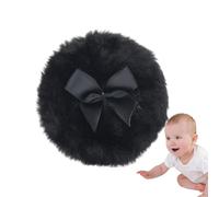 Strumento di polvere Premium - Polpa in polvere compatta con fiocco a nastro, spugna per cipria, applicatore in polvere rotonda, soffio di trucco, strumento per il trucco secco, applicatore in polvere