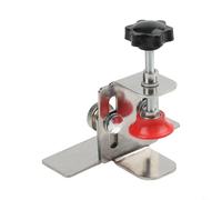 Strumento di posizionamento della porta dell'armadio per bloccaggio controllato e trasferimento preciso del punto di riferimento durante il montaggio della porta dell'armadio su armadi a parete