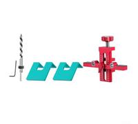 Strumento di posizionamento delle cerniere in ABS con piastre di fissaggio magnetiche e precisione di 2 mm per un'installazione sicura e accurata della porta dell'armadio