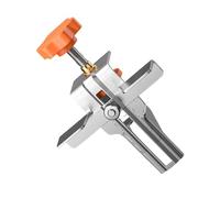 Strumento di posizionamento per porte di armadi in acciaio resistente Strumento di posizionamento Morsetto regolabile Manicotto protettivo per installazione precisa Strumento di installazione