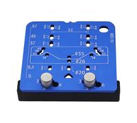 Strumento di posizionamento professionale per cerniere, adatto per cerniere da 35 mm/26 mm e perno da 20 mm per installazione di porte e scaffali, guida di foratura per la lavorazione del legno per