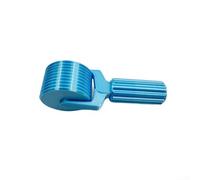 Strumento di pressatura liscia per progetti artistici con diamanti, rullo in plastica con 10 creste progettato per appiattire gli strass per lavori artigianali ordinati (blu)