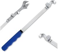 Strumento di prolunga per chiave inglese, 385 mm, leva aggiuntiva, chiave di prolunga per chiavi, chiavi inglesi, estensione per chiavi, offset Extension Wrench (blu)
