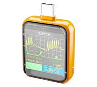 Strumento di prova USB C con interfacce touch display, A | Grafici curvi e trasmissione dati per una diagnostica completa dei dispositivi e test elettrici