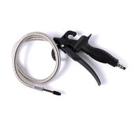 Strumento di pulizia compatto pneumatico con ugello pieghevole girevole Corpo in lega sicuro per accesso allo spazio stretto Ventilatore pneumatico