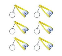Strumento di pulizia degli occhiali - pulitore di portatile con portachiavi | 6 pezzi Spectacles Cleaner Emprent Eraser con portachiavi, per occhiali portatili, strumento di pulizia