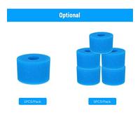 Strumento di pulizia del filtro della piscina per piscina Struttura in schiuma lavabile Cartuccia di sostituzione Sponge Blue 7.5 * 10 * 10 cm 1pcs/pacchetto per manutenzione della