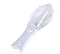 Strumento di pulizia del pesce in plastica riutilizzabile facile da pulire strumento da cucina con coperchio utensili da cucina scala di pesce raschietto manuale agganciabileDurabilità