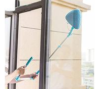 Strumento di Pulizia della Finestra, Strumento di Pulizia della Finestra Squeegee, 3 in 1 U a Forma di detergente Kit, U a Forma di Pulizia della Finestra per la rondella Esterna della Finestra con