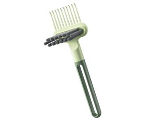 Strumento di pulizia della spazzola per capelli, pettine da 2 in 1 per una trasmissione efficiente dei capelli con design durevole, facile funzione di presa per accessori di bellezza in camere da lett